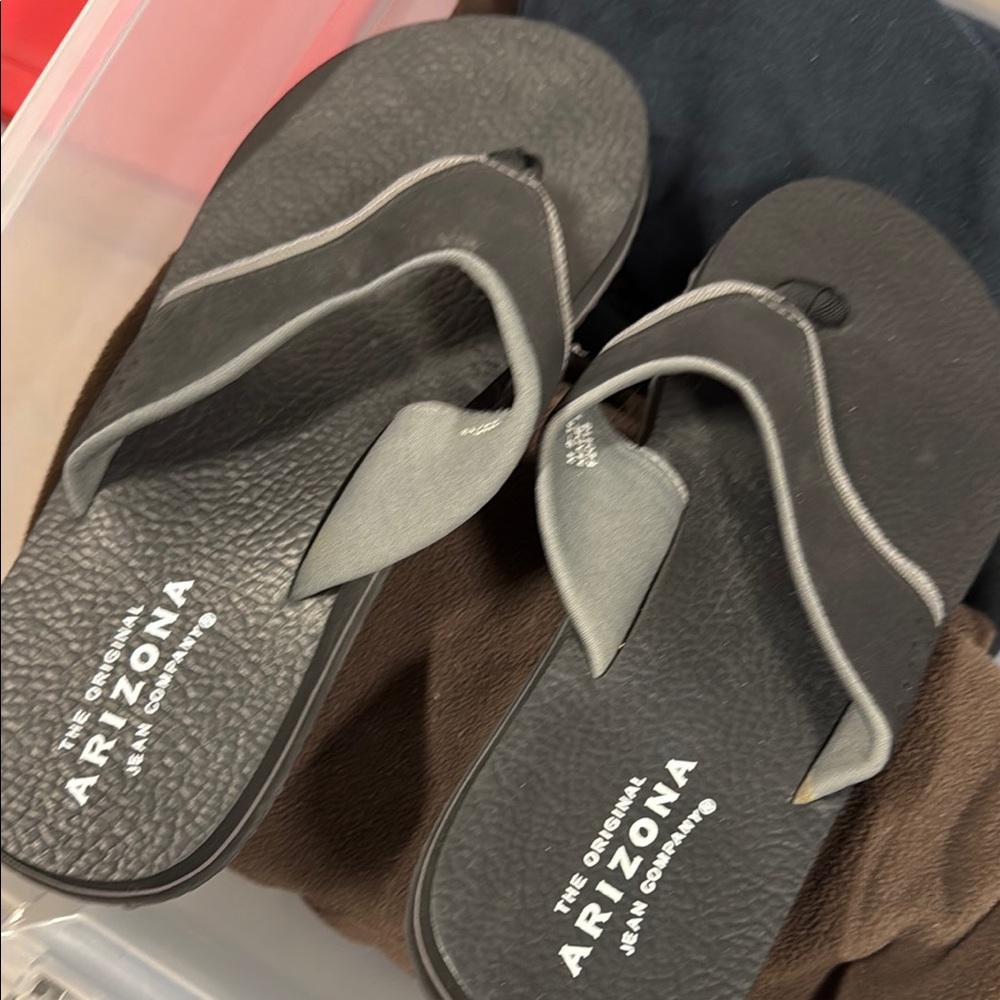 Men’s Arizona Black Flip Flops
